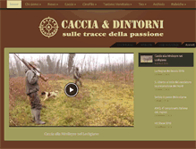 Tablet Screenshot of cacciaedintorni.it